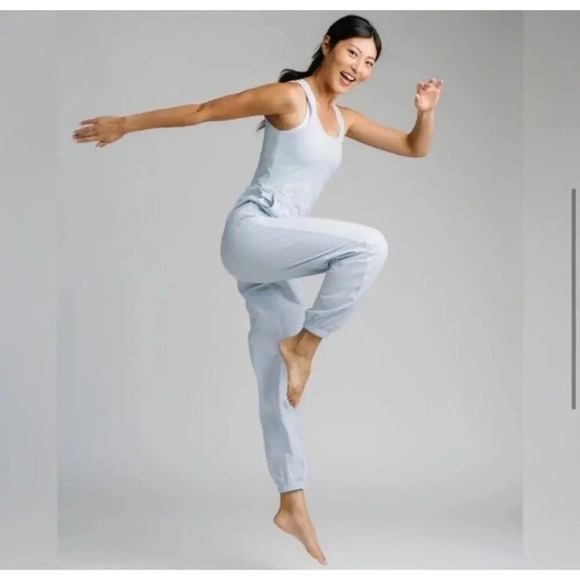 ZYIA‎ Active Hermosa Jumpsuit Pacific Light Blue Athleisure Wear Casual Size XS - Picture 10 of 10